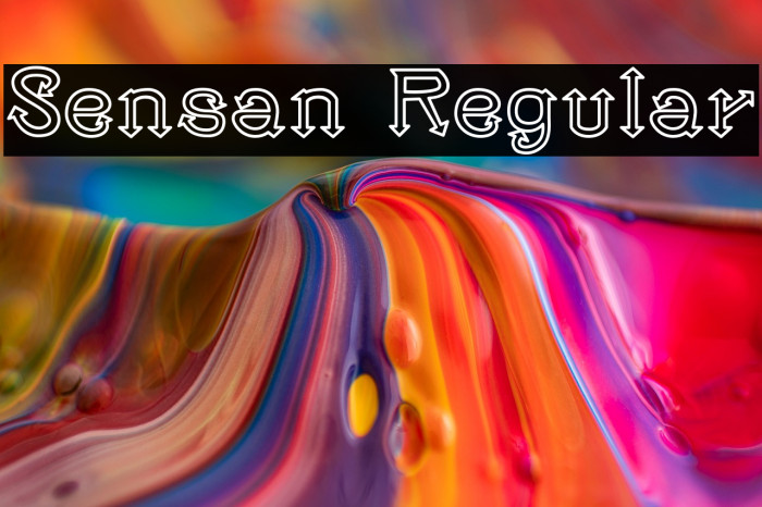 Sensan Regular Example 3