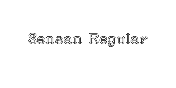 Sensan Regular Logo