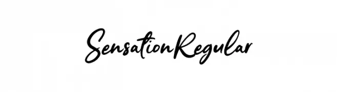 Sensation Regular  les polices de caractères gratuit tlcharger