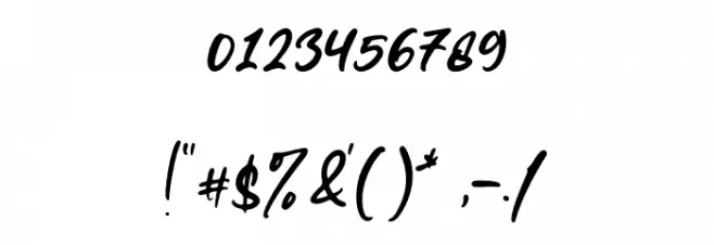 Sensation Regular Font OTHER CHARS