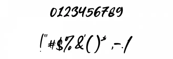 Sensation Regular Font OTHER CHARS