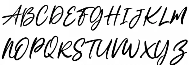 Sensation Regular 字体 大写