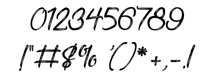 Sensations and Qualities Font OTHER CHARS