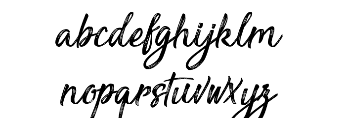 Sensations and Qualities Font LOWERCASE