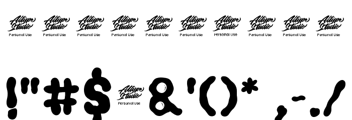 Sense egg Display Font OTHER CHARS