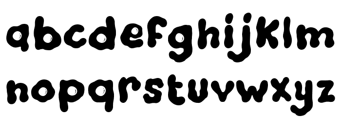 Sense egg Display Font LOWERCASE