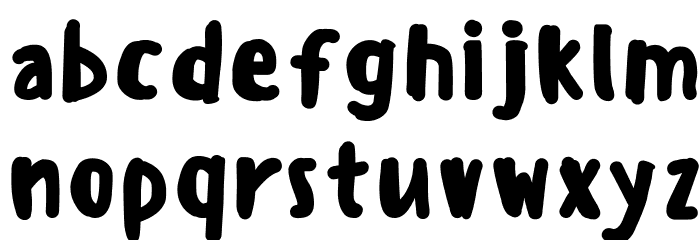 Sensei Medium Font LOWERCASE