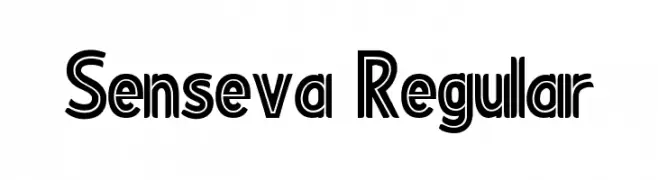 Senseva Regular  免费字体下载