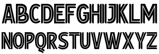 Senseva Regular Font UPPERCASE