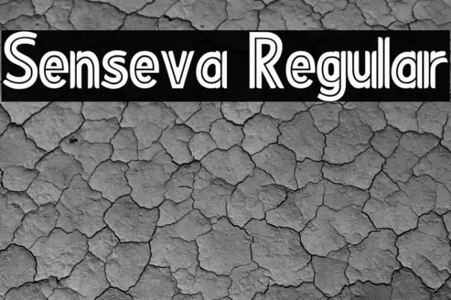 Senseva Regular Font examples