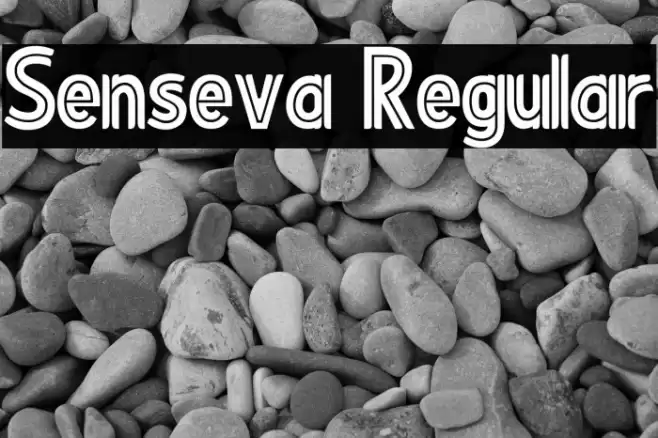 Senseva Regular Font examples