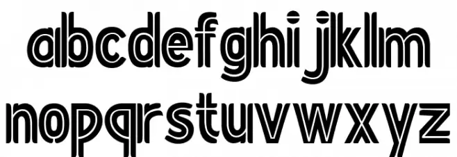 Senseva Regular Font LOWERCASE