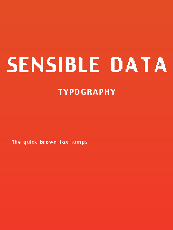 Sensible Data Poster