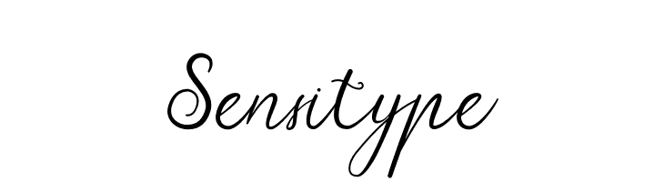 Sensitype  font caratteri gratis