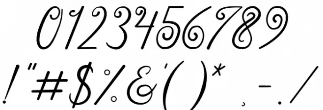 Sensitype Font OTHER CHARS