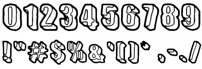 Sensory Cortex Font OTHER CHARS