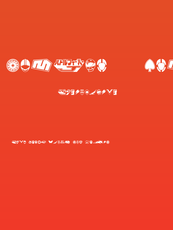 Sentai 30 Dingbats Poster