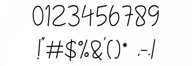 Sentay Font OTHER CHARS