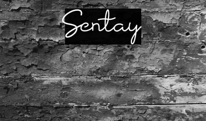 Sentay Font examples
