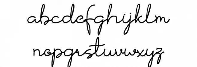 Sentay 字体 小写