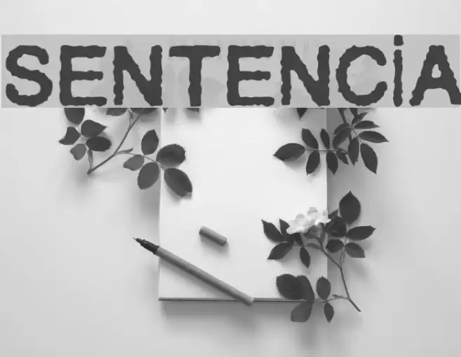 Sentencia Font examples