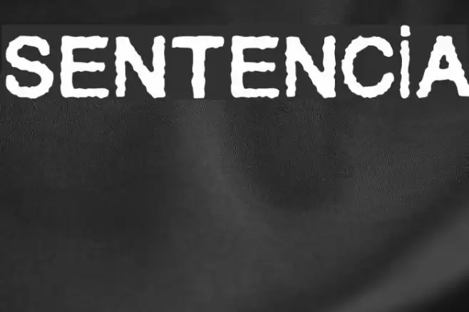 Sentencia Font examples