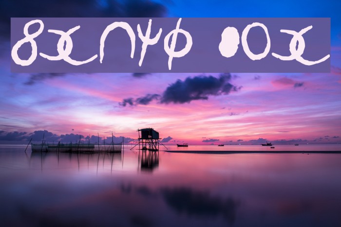 Senth AOE Font examples