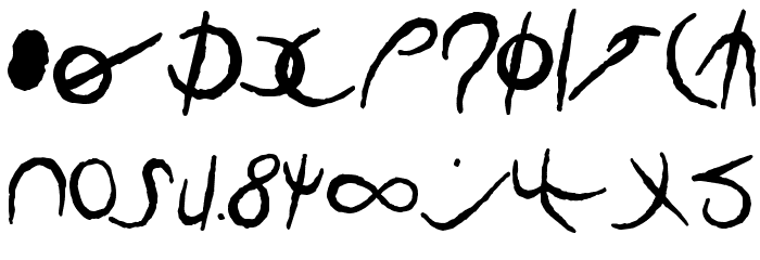 Senth AOE Font LOWERCASE