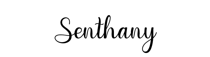 Senthany  Descarca Fonturi Gratis