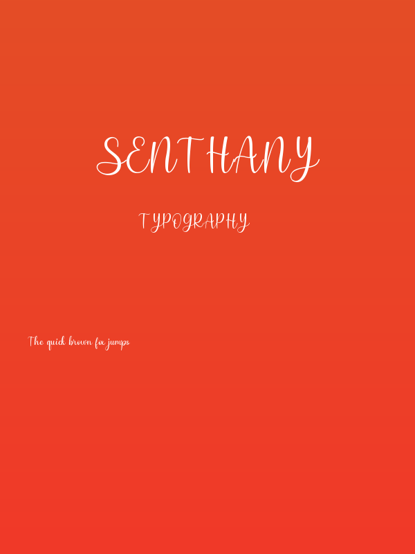 Senthany Poster