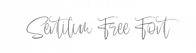 Sentilum Free Font  Fuentes Gratis Descargar