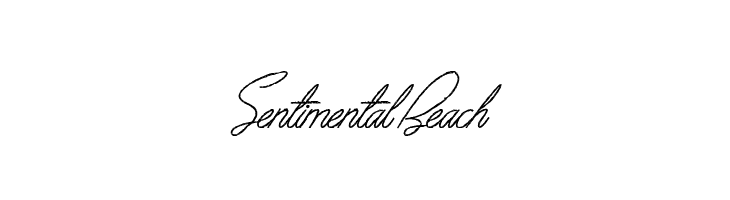 Sentimental Beach  免费字体下载