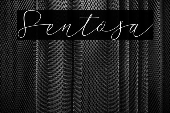 Sentosa Font examples