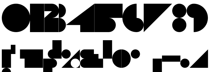Sentrix Regular Font OTHER CHARS