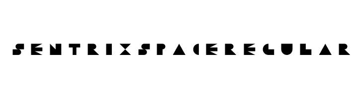 Sentrix Space Regular  フリーフォントのダウンロード