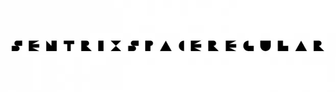Sentrix Space Regular  baixar fontes gratis