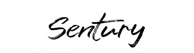 Sentury  フリーフォントのダウンロード