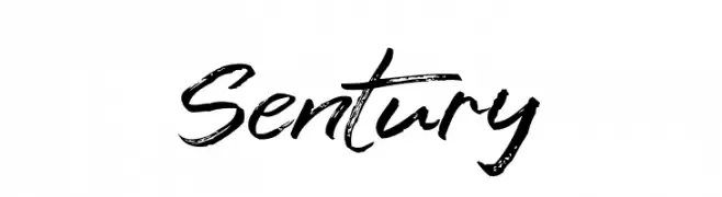 Sentury  フリーフォントのダウンロード
