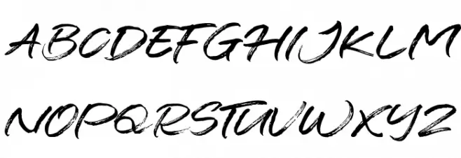 Sentury Font UPPERCASE
