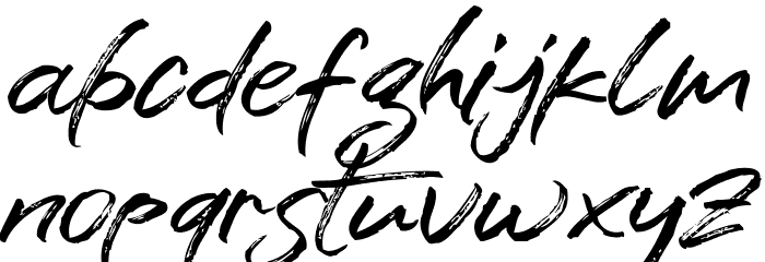 Sentury Font LOWERCASE