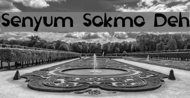 Senyum Sokmo Deh Font examples