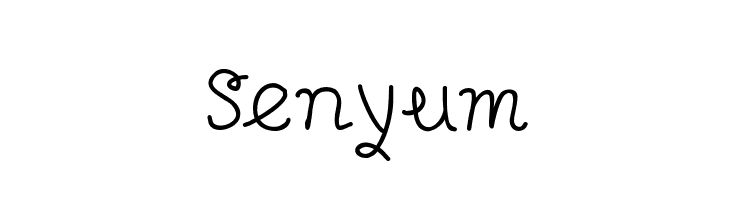 Senyum  Fuentes Gratis Descargar