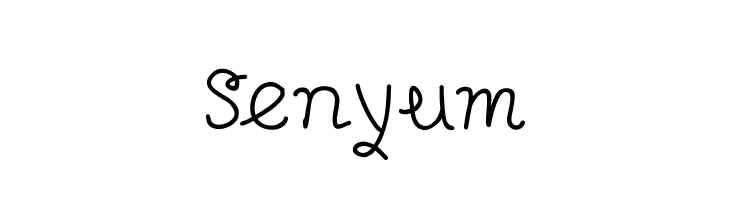 Senyum फ़ॉन्ट