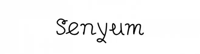 Senyum  Скачать бесплатные шрифты