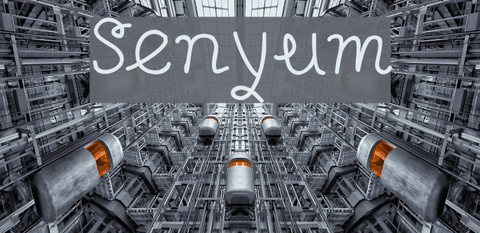 Senyum Font examples