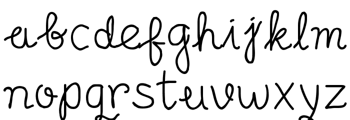 Senyum Font LOWERCASE
