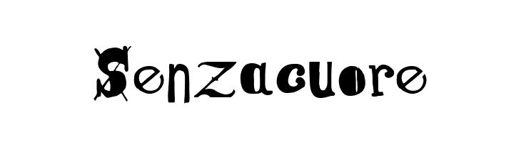 Senza cuore  لخطوط تنزيل
