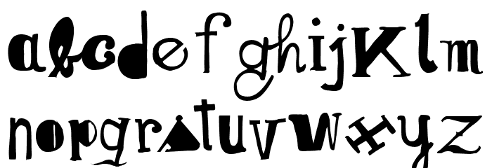 Senza cuore Font LOWERCASE