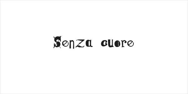 Senza cuore Logo