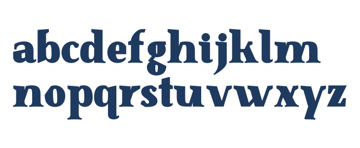 SenzaBella Black Lowercase